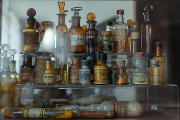 old bottles and containers